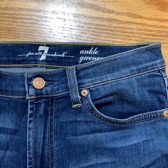 7 For All Mankind ankle gwenevere jeans - Picture 5 of 10